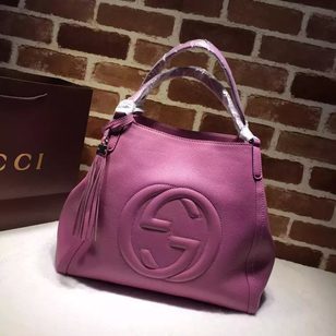 Soho Medium Shoulder Bag New Color( Dark Pink)