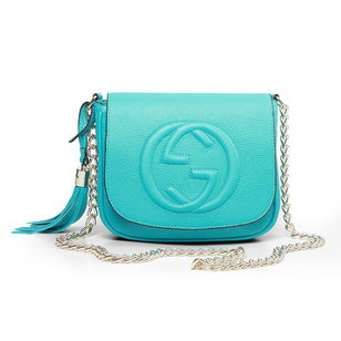 Soho Leather Chain Shoulder Bag