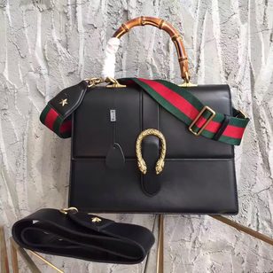 Dionysus leather top handle bag