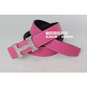 Nickel Ice Metal Pink&Black Belt