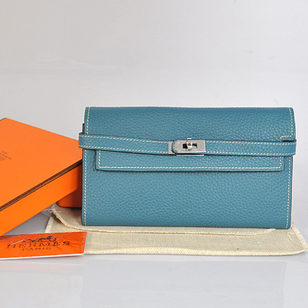 Kelly Long Wallet Blue