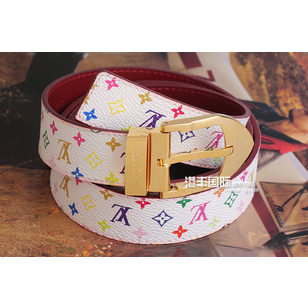 Multicolor with Red backing Belt Gold