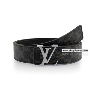 LV Initiales Damier Graphite Belt