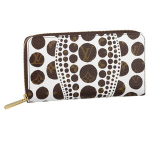 Monogram Yayoi Kusama pumpkin polka dots 50% off Zippy Wallet