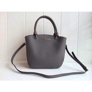 Leather top handle bag