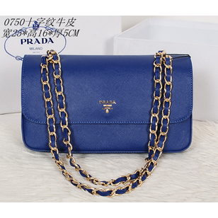 Saffiano leather chain clutch