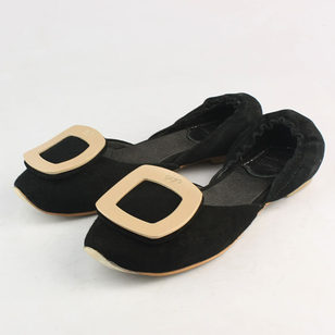 Suede Square Logo Flat