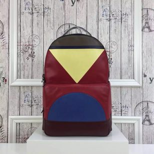 Original cowhide leather Patchwork backpack