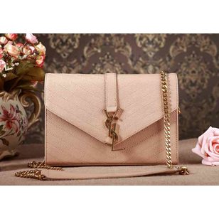 V stitching flap bag