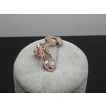 Bvlgari Rose Gold Oval & Mother of Pearls Ring Earrings