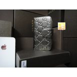 Gucci Patent Leather GG Embossed Iphone Cover (Short Direction Open)