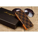 Louis Vuitton Damier Ebene Iphone 4 Cover (Gold)