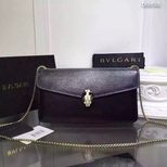 Bvlgari Leather chain clutch