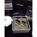 Chanel Enamel flower earrings