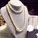 Chanel Big pearls long necklace