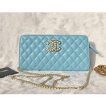 Chanel Quilting leather clutch