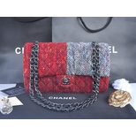 Chanel Tweed classic flap bag