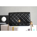 Chanel WOC with chain lock