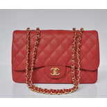 Chanel Caviar Leather Quilting Chain Bag (Gold)