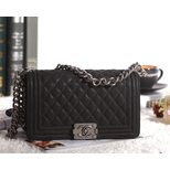 Chanel Imported original caviar leather flap bag