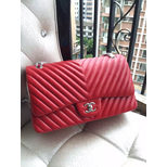 Chanel V quilting ORIGINAL Lambskin leather flap bag