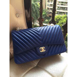 Chanel V quilting original Lambskin leather flap bag