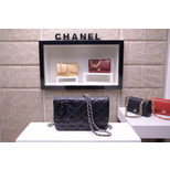 Chanel ORIGINAL lambskin leather double C logo mini flap bag