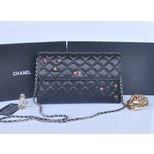 Chanel Ladybug leather flap bag