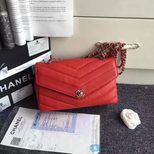 Chanel grained calfskin flap bag