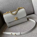 Chanel metal chain strap flap bag