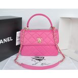 Chanel Original leather flap handle bag