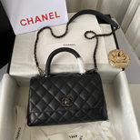 Chanel coco handle bag 23cm