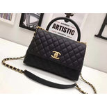 Chanel Original caviar leather flap bag 25 cm