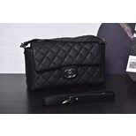 Chanel Imported deerskin leather single flap shoulder bag