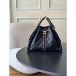 Chanel 25 caviar leather small hobo
