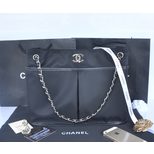 Chanel Black nylon tote