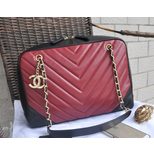 Chanel Original leather zipper tote