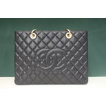 Chanel GST Quilting double chain tote bag Ball Skin Leather