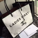 Chanel Ladies first canvas tote with whistle