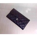 Chanel Top grade caviar leather flap wallet