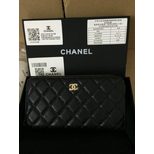 Chanel Original leather zipper long wallet