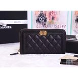 Chanel Original caviar leather zippy wallet