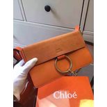 Chloe Faye leather clutch shoulder bag