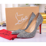 Christian Louboutin Shining rhinestone point head pump