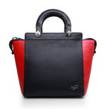 Givenchy Black & Red leather handle bag