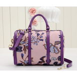 Gucci Flower pattern fabric boston bag