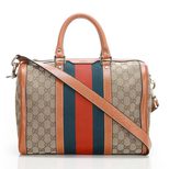 Gucci Vintage Web Medium Boston Bag