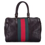 Gucci vintage web medium boston bag