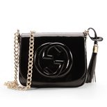 Gucci Black soft patent leather Soho Chain Shoulder Bag