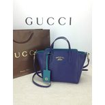 Gucci Leather top handle bag with shoulder strap